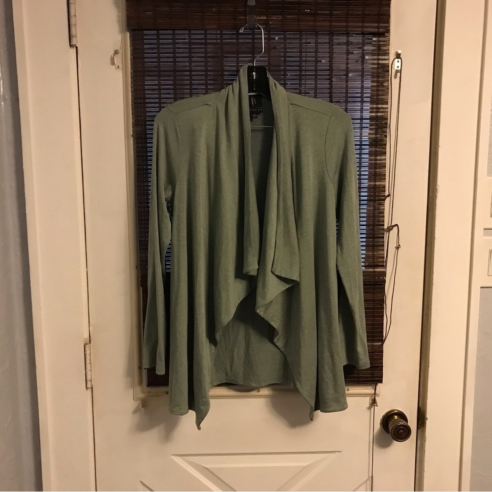 Ladlop Women's Light Open Front Cardigans L/S Casual Soft Drape Fall Cardigan